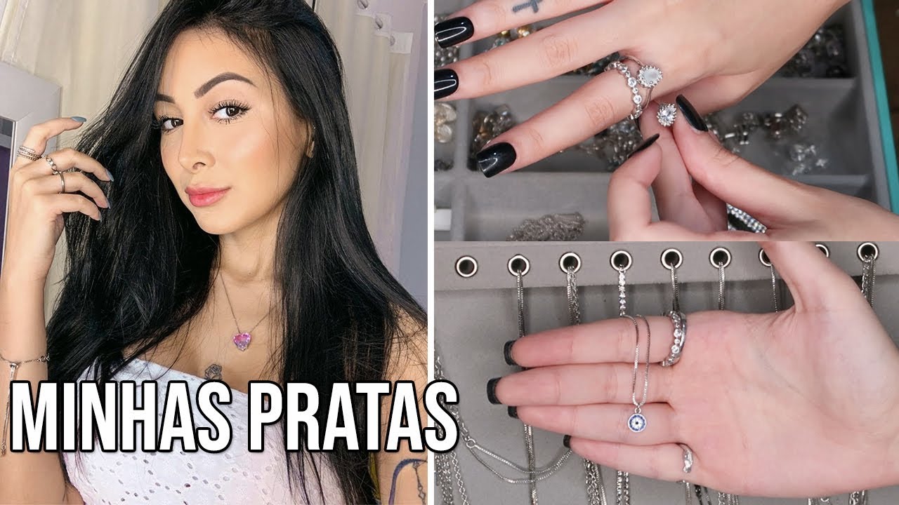 MOSTREI MEUS ACESSÓRIOS (COLARES, BRINCOS, ANÉIS EM PRATA ETC)