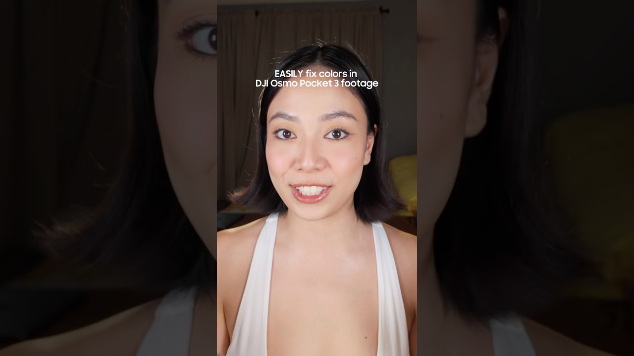 easily fix colors in DJI Osmo Pocket 3 footage! #osmopocket3