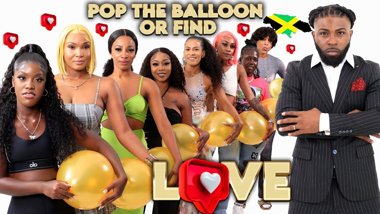 Pop The Balloon Or Find Love | Jamaica Edition | Tiktokers 