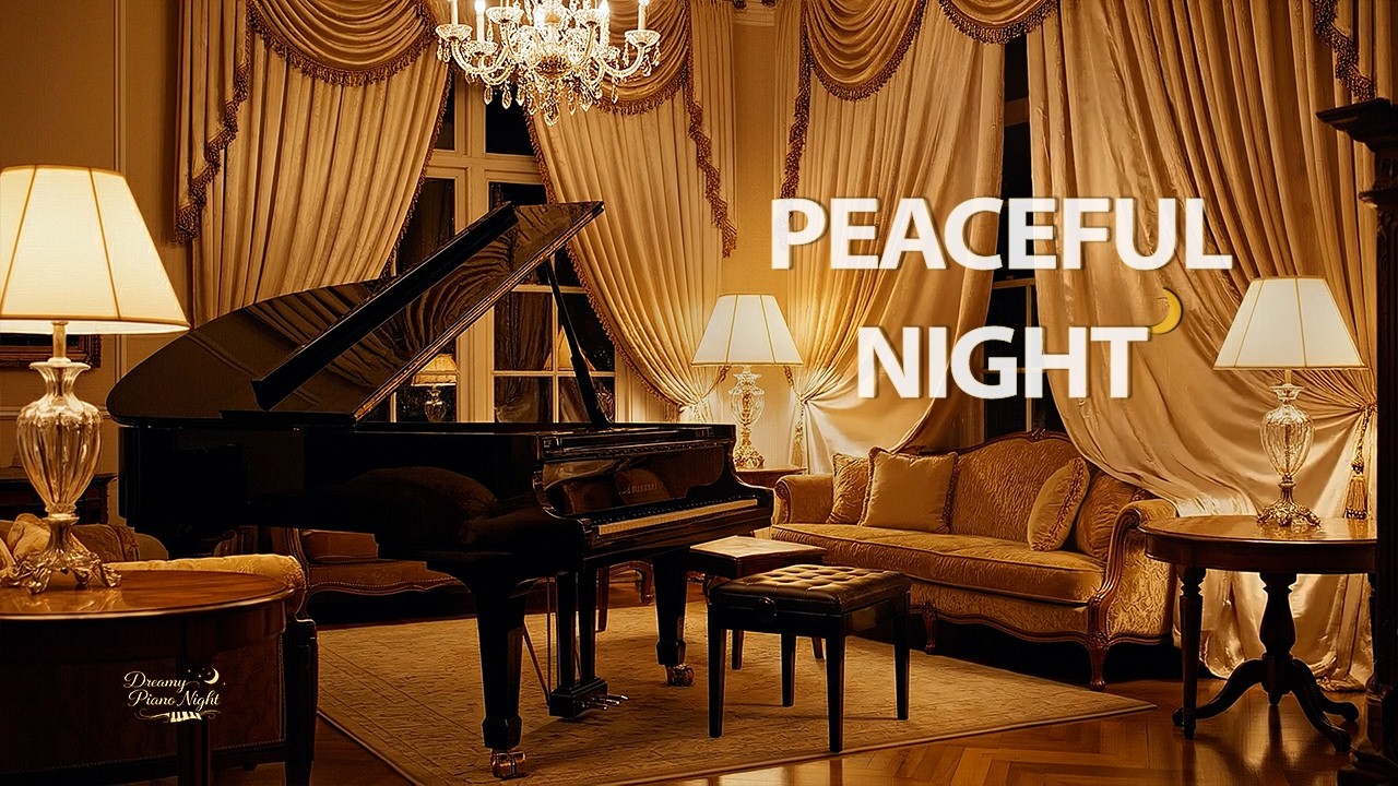 Relaxing Piano at Night 🌙 Let Go of Stress & Drift Into Peace