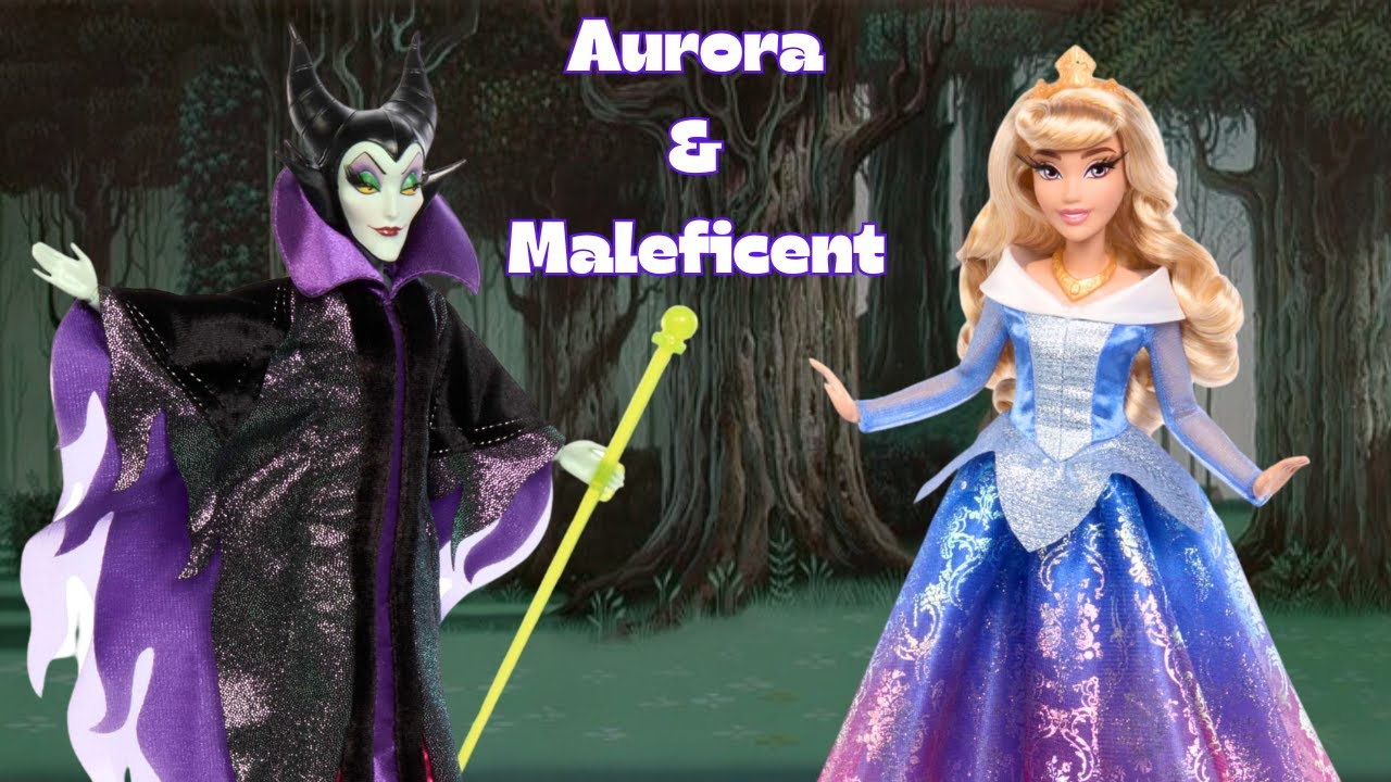 💜✨ Unboxing & Review: Mattel Creations Disney Aurora & Maleficent Doll Set! ✨💖