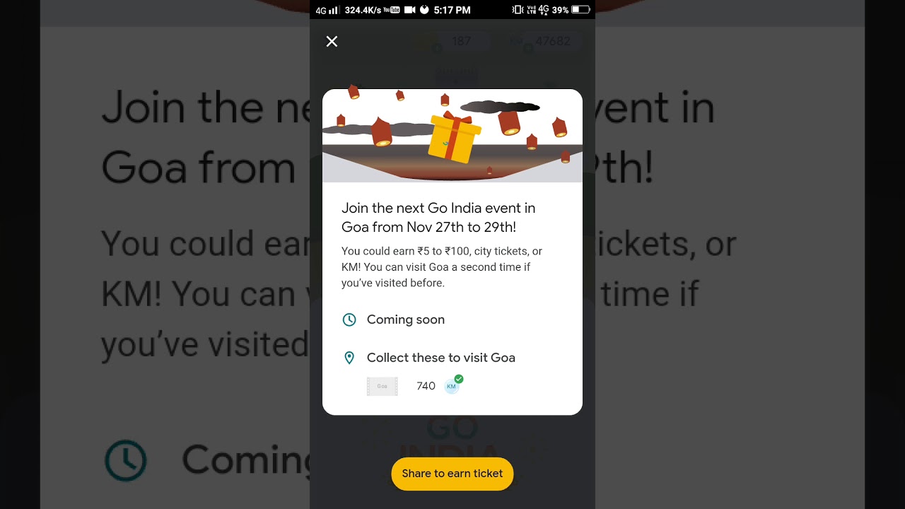 UNLIMITED GOA TICKET FREE ON GOOGPAY GPAY RARE TICKET