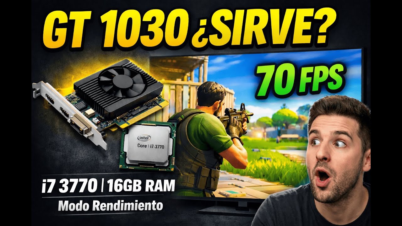 Gt 1030 2gb | 16gb Ram | Core i7 3770 | Test Rendimiento | Tested in 4 Games