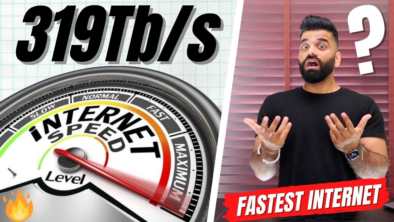50,000 Movies in 1 Second!!! World's Fastest Internet Speed Record🔥🔥🔥