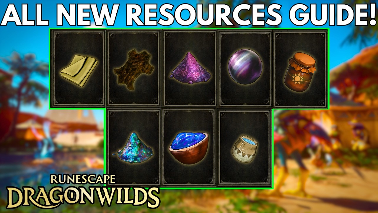 RuneScape Dragon Wilds: полный гайд по крафту всех новых ресурсов! (Umbral Sands)