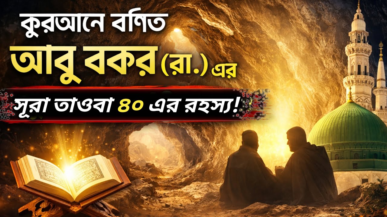 কুরআনে হযরত আবু বকর সিদ্দিক (রা.) | Quran এ আবু বকর(রা.) এর উল্লেখ |Islamic History
