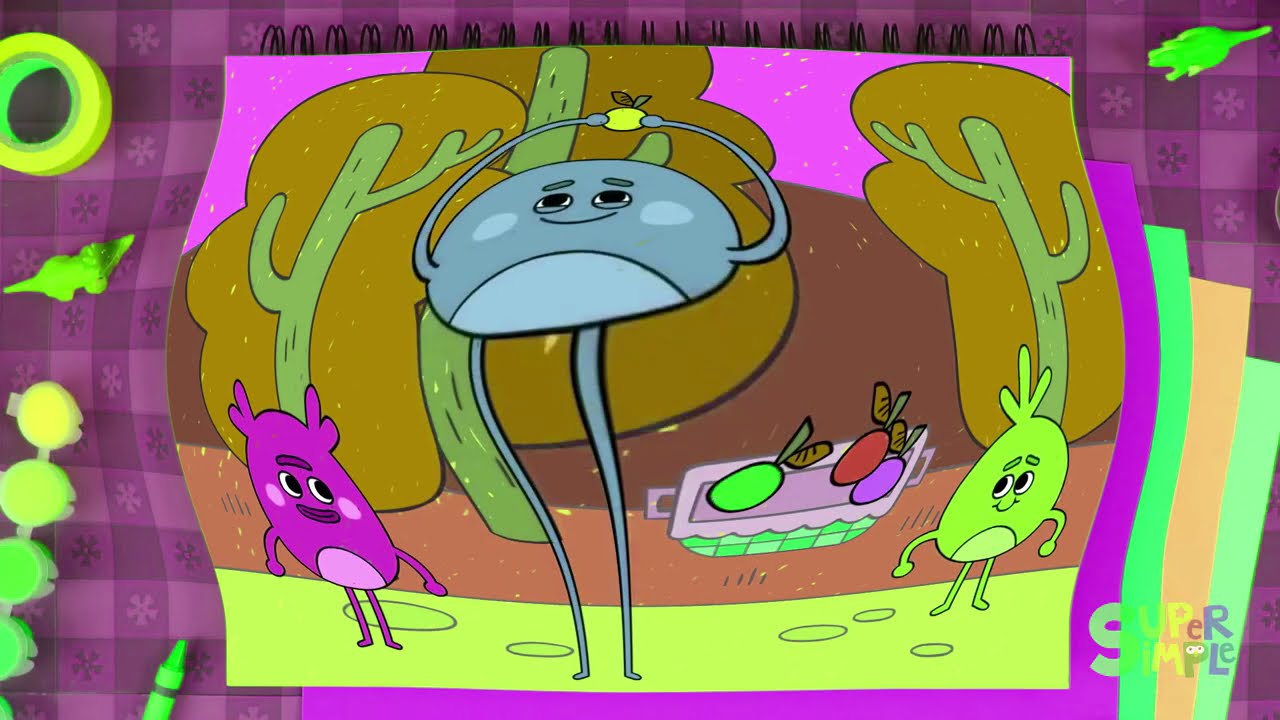 Super Simple Songs Yum Drawing Theme Intro Logo Sponsored By Klasky Csupo 2001 Effects