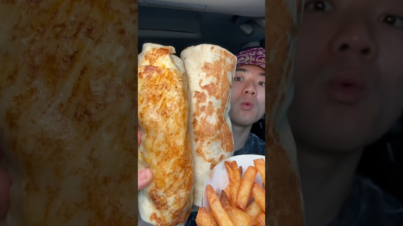 Съешь 2 буррито в TacoBell #шорты