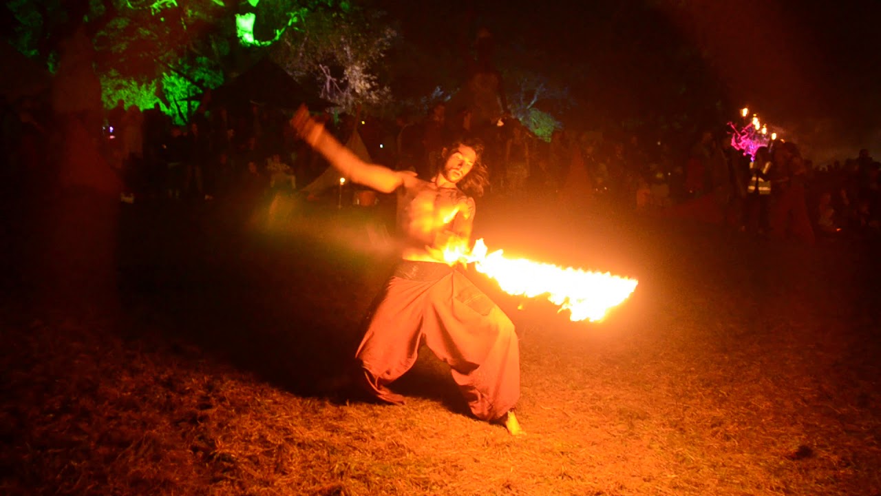 Fire Contact Sword performance at Beautiful Days Festival 2017