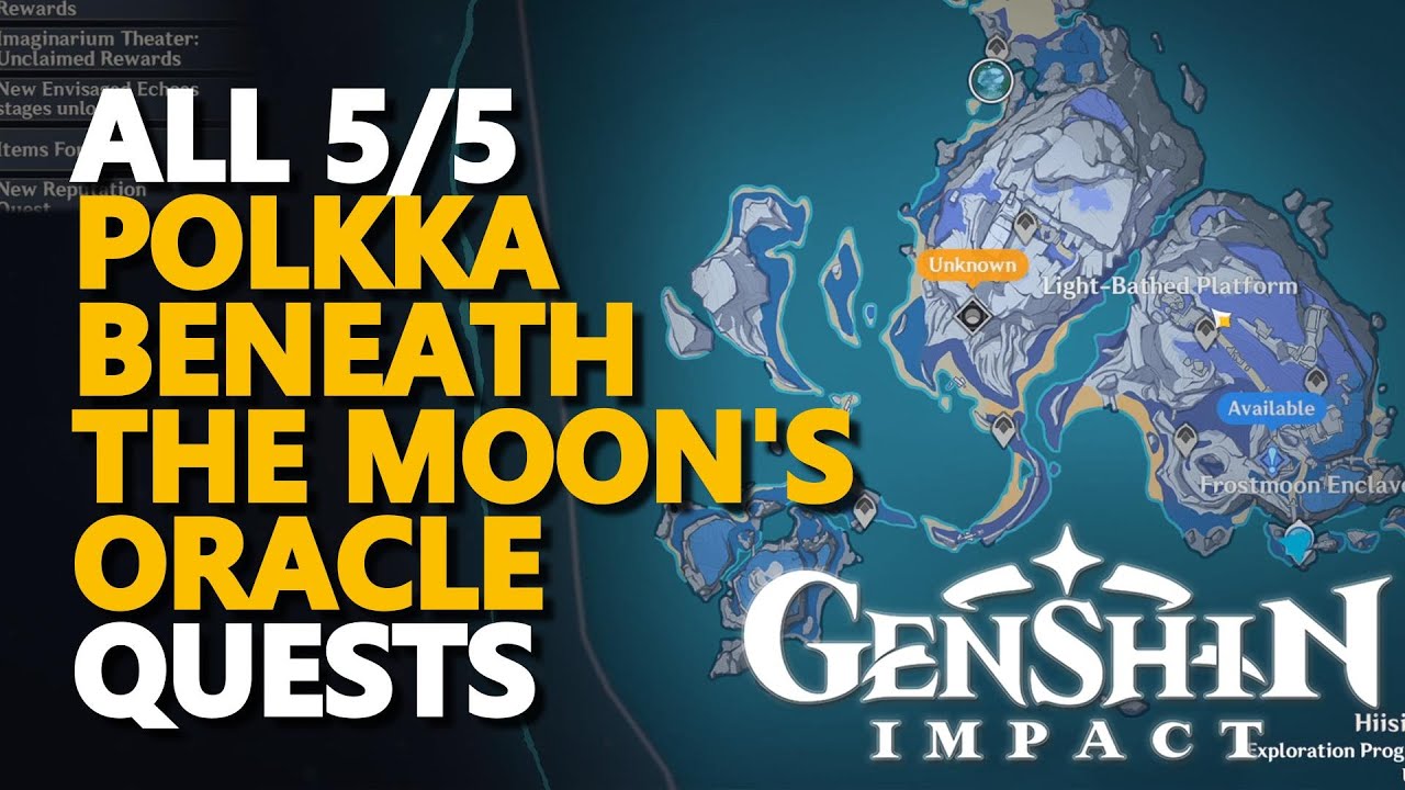 Polkka Beneath the Moon's Oracle FULL QUESTLINE Genshin Impact