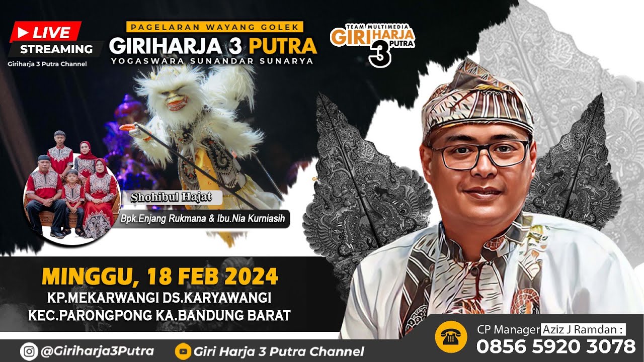 🔴LIVE LAKON : JABANG TUTUKA || GIRIHARJA 3 PUTRA - YOGASWARA SUNANDAR | 18/02/24 #gh3p