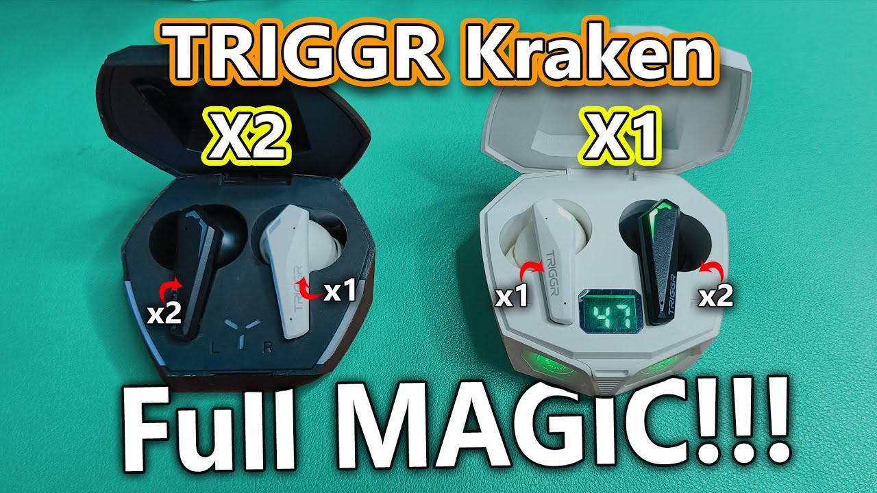 Twin Brothers TRIGGR Kraken x1 and x2 🔥I do 4 Useful Experiments 👀 Funny results
