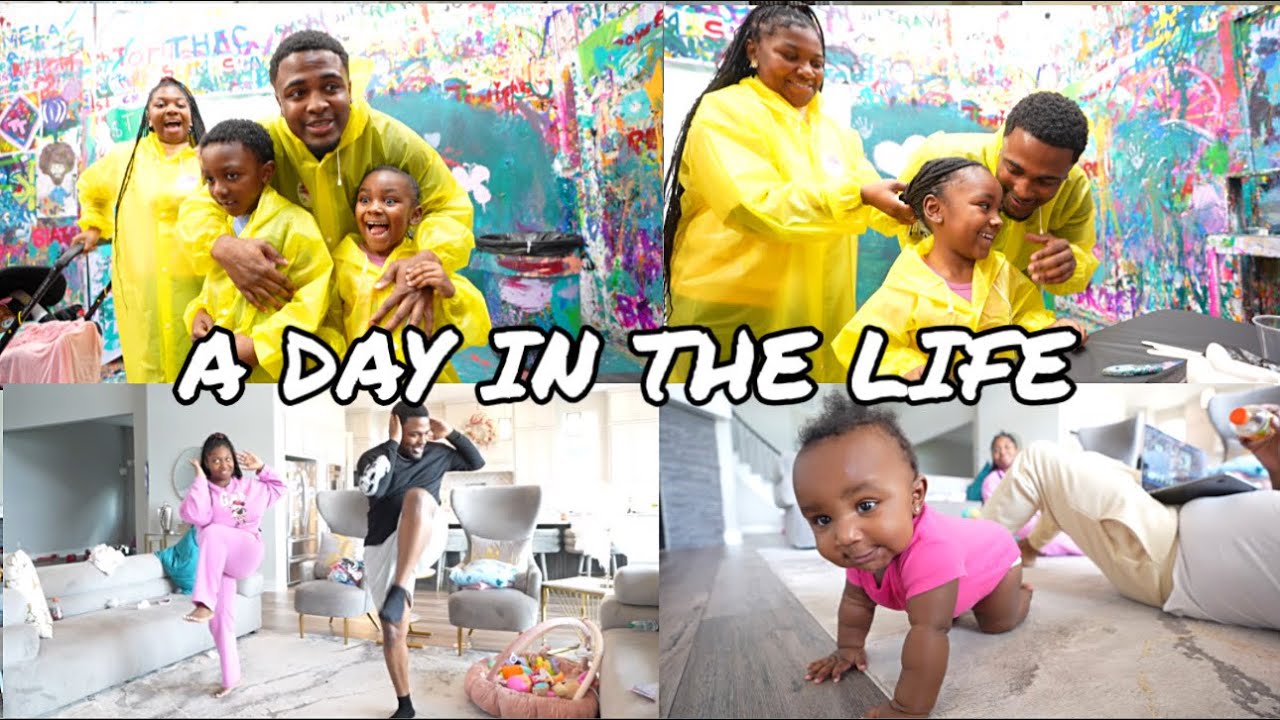 A DAY IN THE LIFE AS YOUNG PARENTS WITH 3 KIDS!