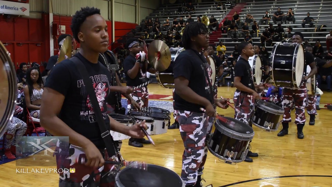 Whitehaven Vs Pine Bluff High School - Percussion Battle - 2017 |4K|