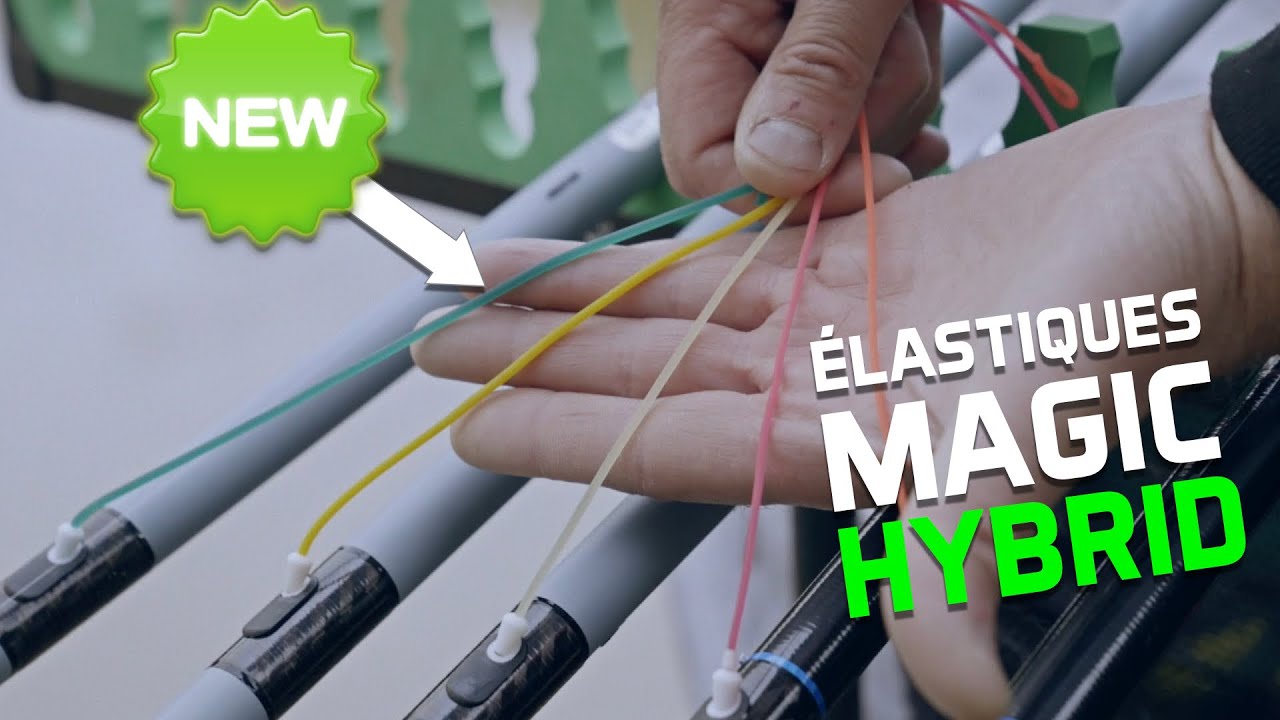 POUR LES GROS POISSONS : NOUVEAUX ÉLASTIQUES MAGIC HYBRID!!!