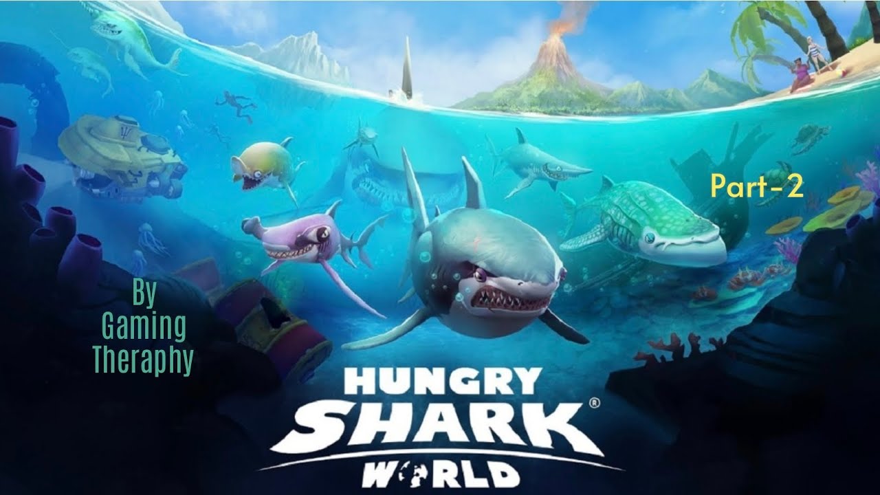 🦈Hungry Shark World🦈/Part-2/ #GamingTheraphyVVX