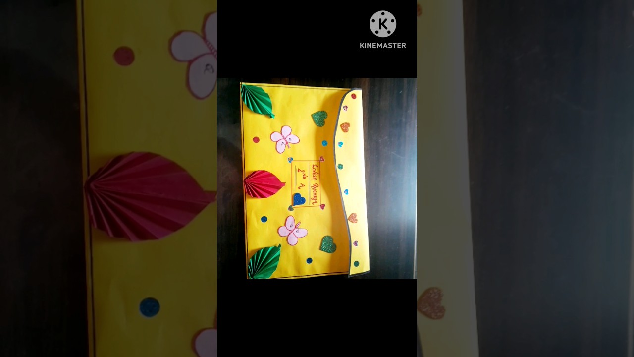 How to make File Folder\\DIY File Folder craft idea | school supplies diy  | paper folder