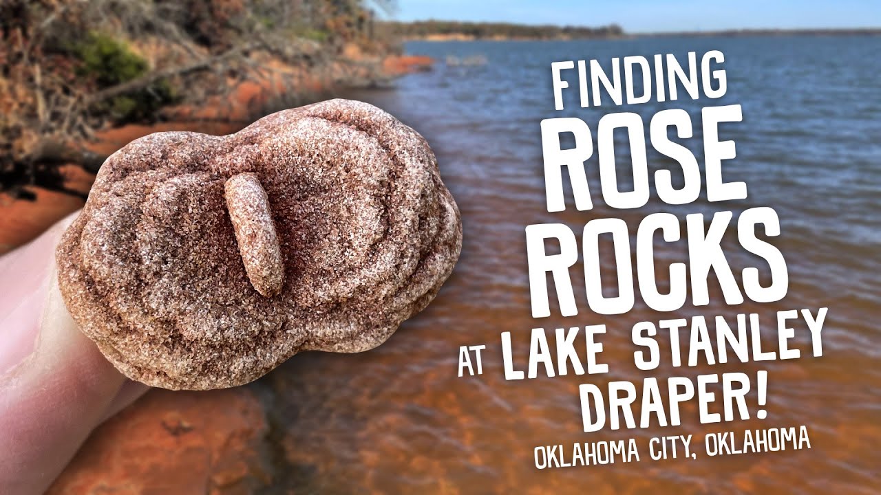 Найдены камни Rose Rocks на озере Стэнли Дрейпер, Оклахома!!