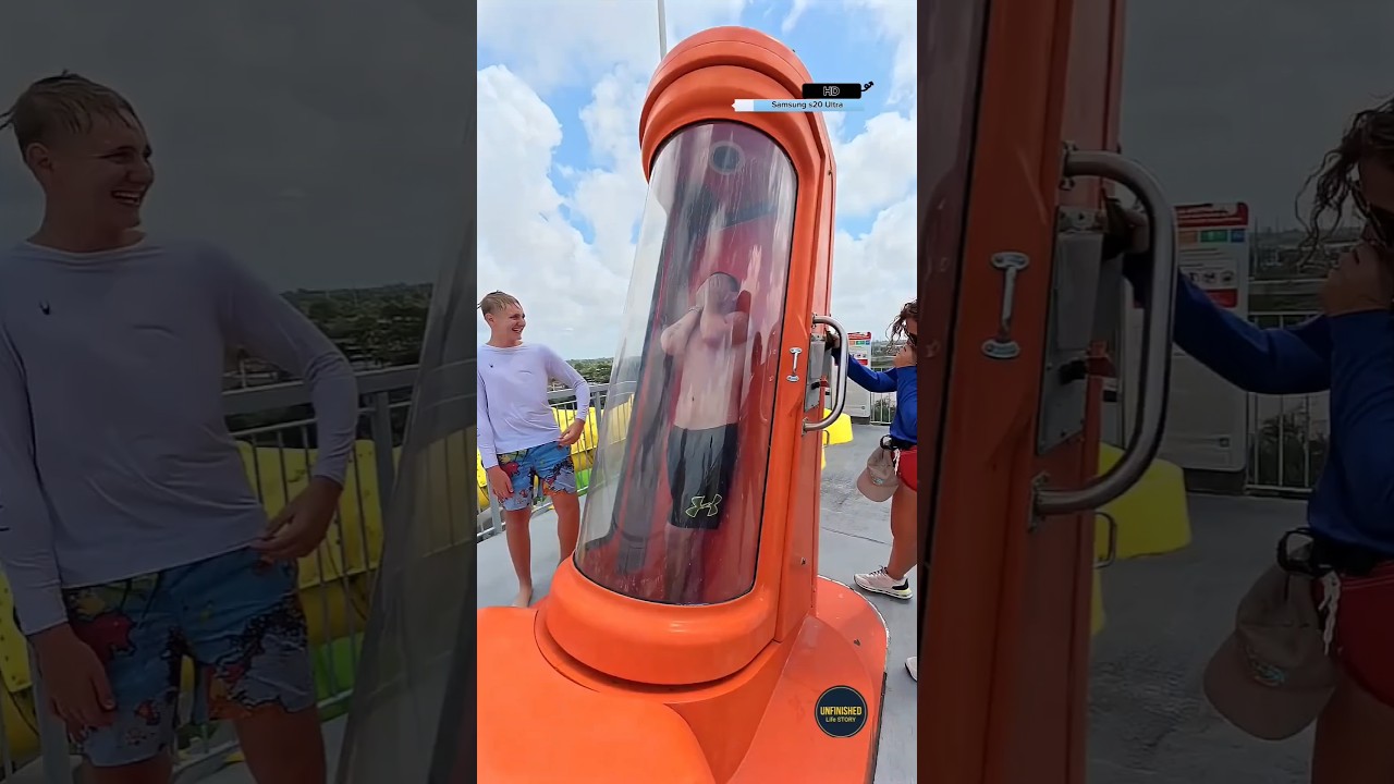 🚨 Extreme POV: Brain Drain Trapdoor Slide! 💦😱 Shot on Samsung S20 Ultra  #shorts  #short  #europe