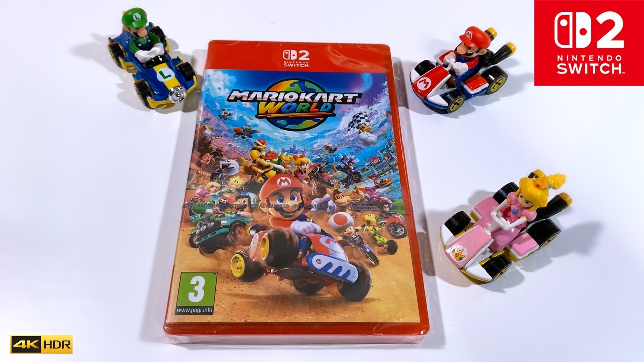 Mario Kart World Unboxing (Nintendo Switch 2 Game Cartridge)