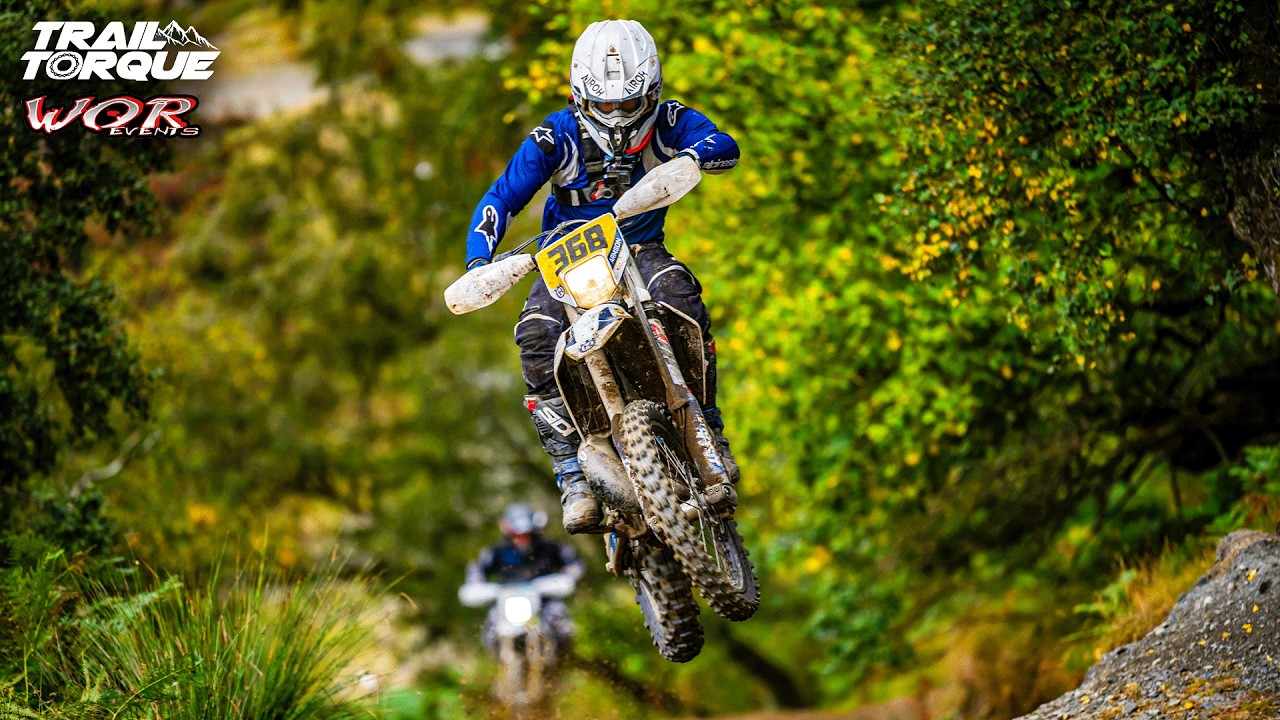 Wet Enduro at Berwyn WOR Events 2025 | RED Playday Full Track & Crashes | Husqvarna TE300i (4K)