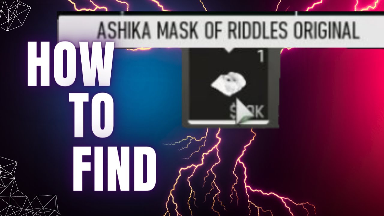 How to Find Ashika Original Mask Contraband Stash Upgrade