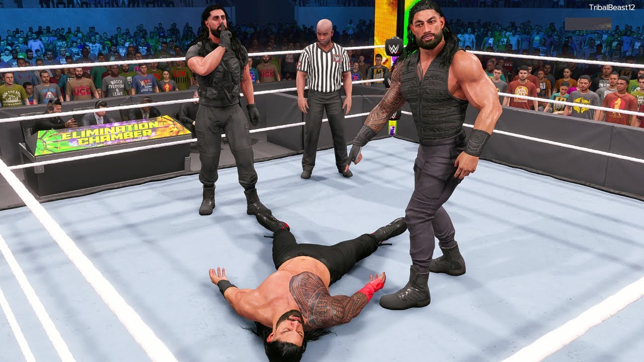 The SHIELD Returns To Destroy The Tribal Chief Roman Reigns WWE 2K23