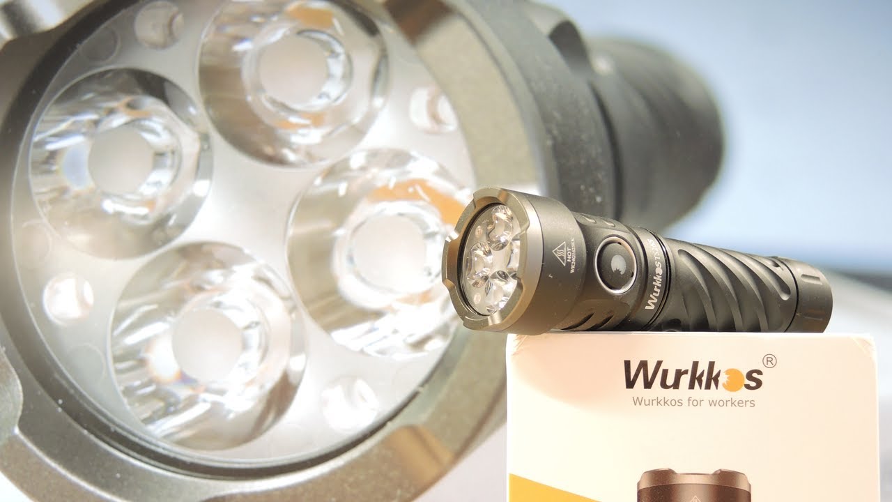 Качество доступное каждому EDC фонарь Wurkkos TS26 4 светодиода 3100 Lm