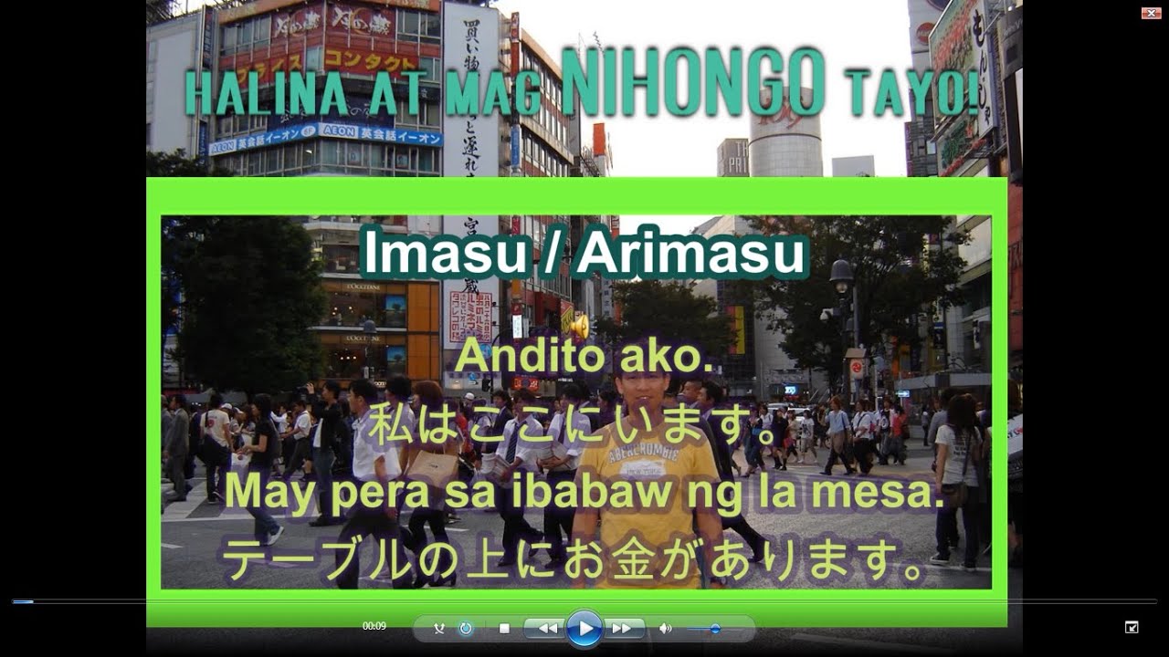 Leksyon #21 – Existensya Ng Mga Tao, Hayop, Bagay at Halaman – Imasu & Arimasu