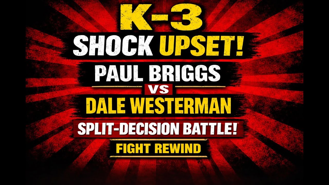 Paul &ldquo;Hurricane&rdquo; Briggs vs &ldquo;Diamond&rdquo; Dale Westerman | K-3 Middleweight Shock Split-Point Upset