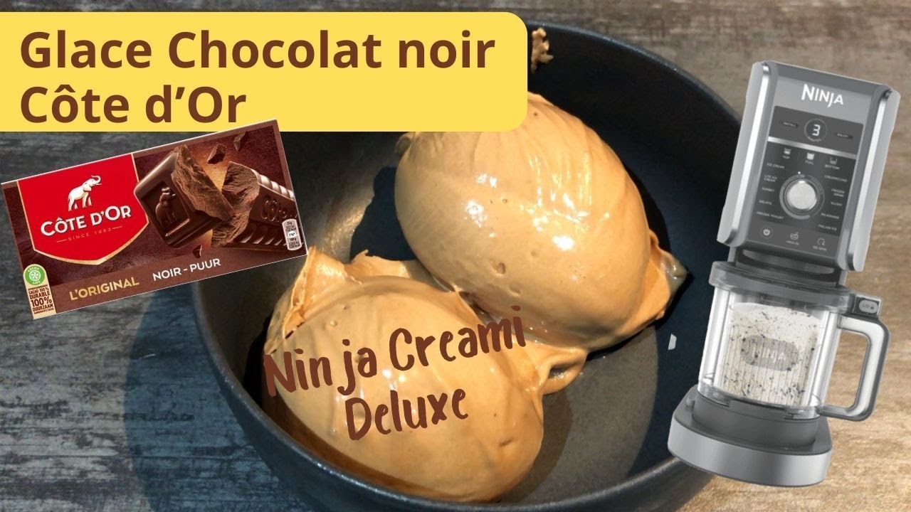 Ninja Creami Deluxe - Glace chocolat noir de Côte d'Or