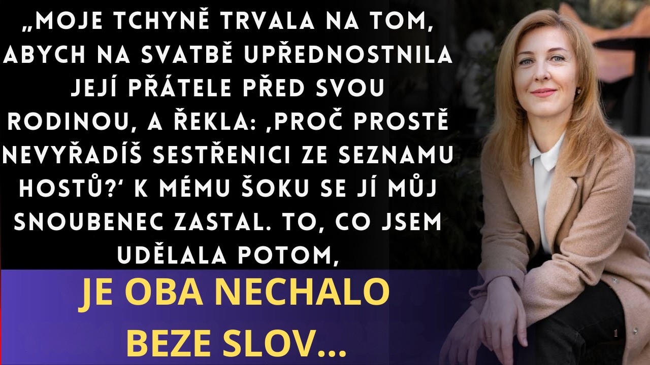 „Moje tchyně trvala na pozvání svých přátel — můj snoubenec s ní souhlasil, tak jsem jim dala lekci!