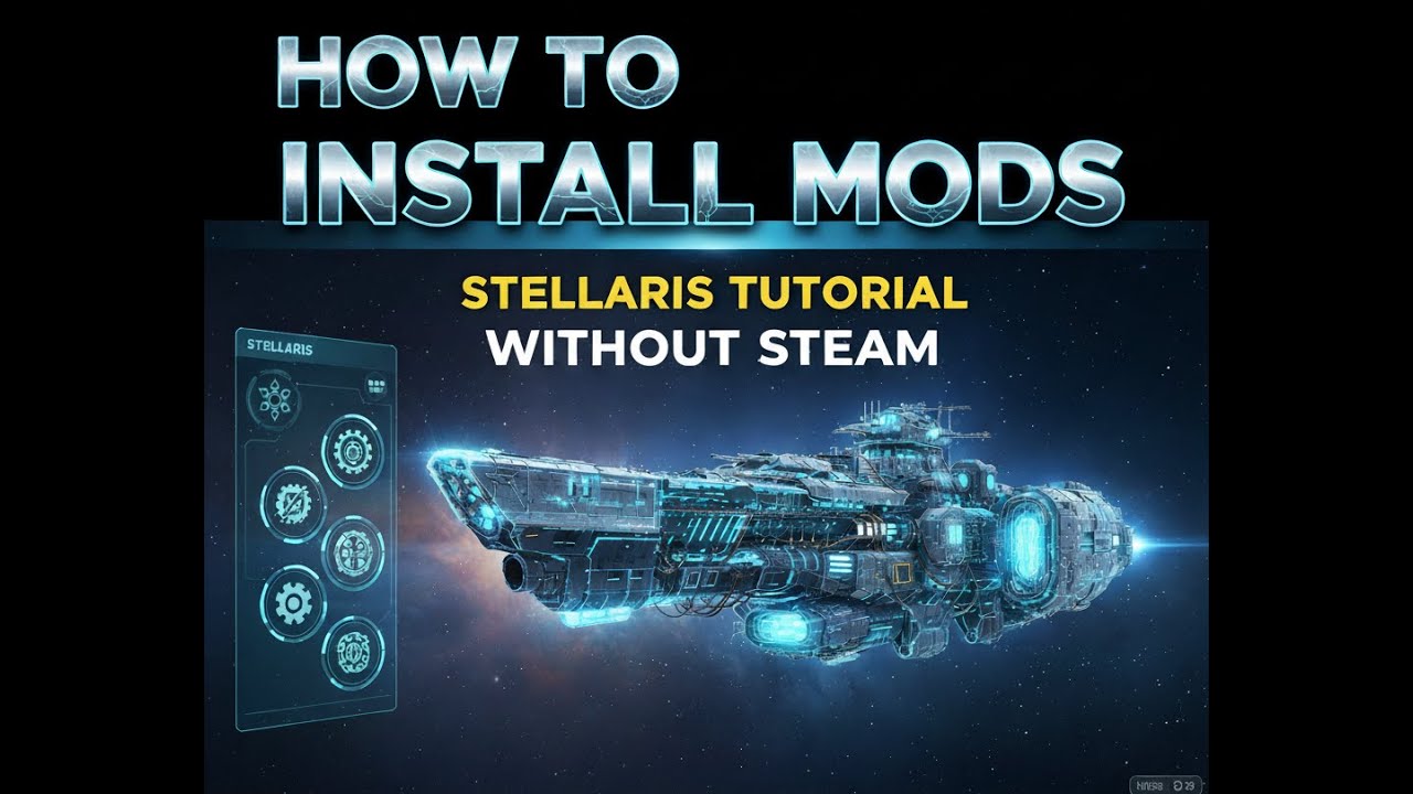 How To EASILY INSTALL Stellaris Mods Without Steam 2025