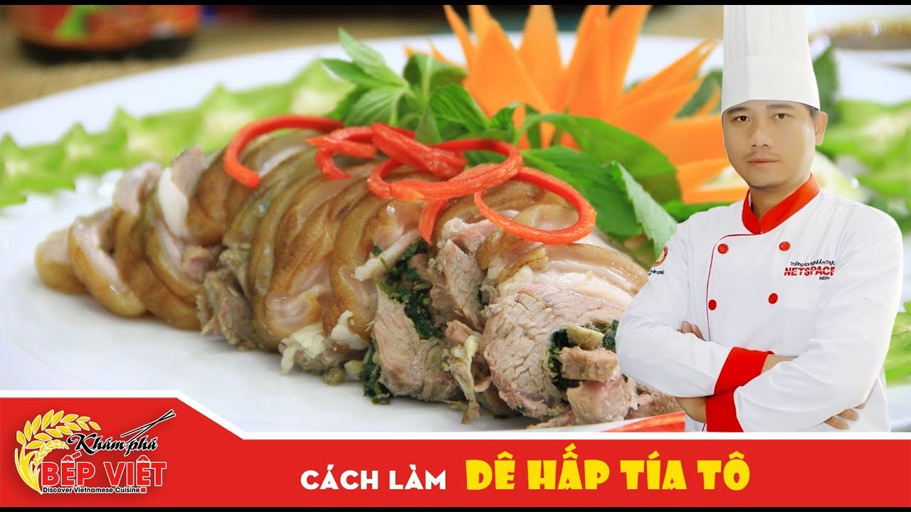 Cách làm Dê Hấp Tía Tô thật ngon cùng Chef Ân | How to make Steamed Goat with Shiso Leaves