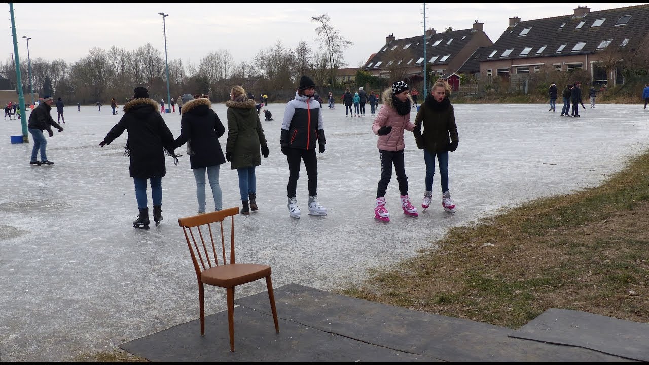 IJsbaan Zuidland eindelijk open / Zuidland 2018