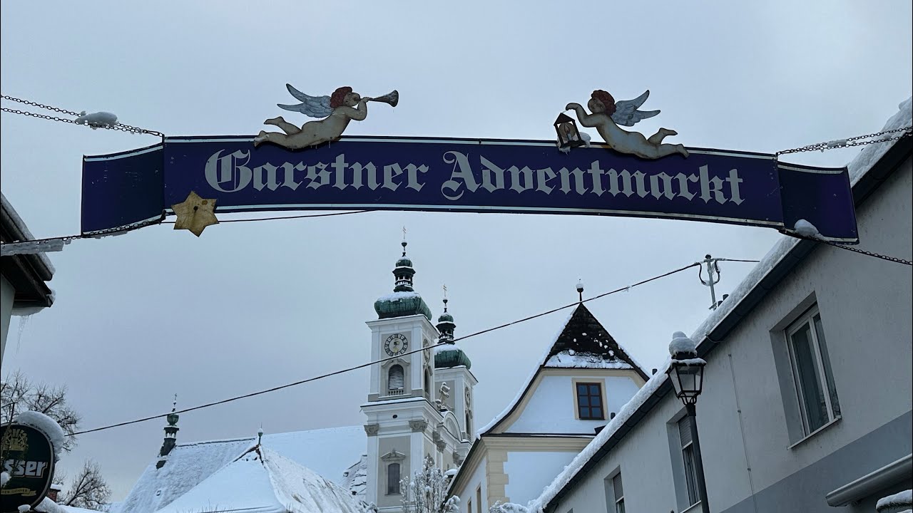 Garstner Adventmarkt im Schnee