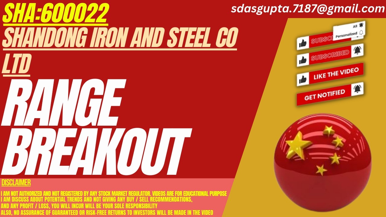 SHANDONG IRON AND STEEL STOCK : RANGE BREAKOUT | SHA:600022