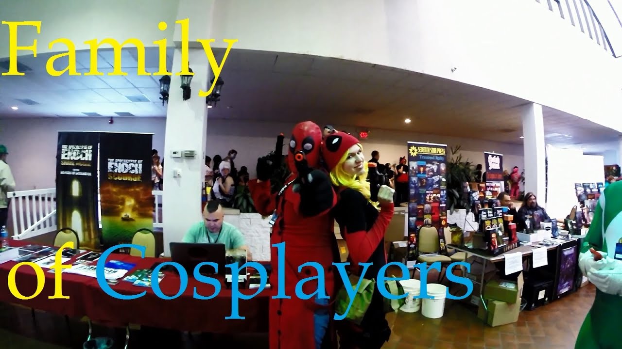 Family of Cosplayers