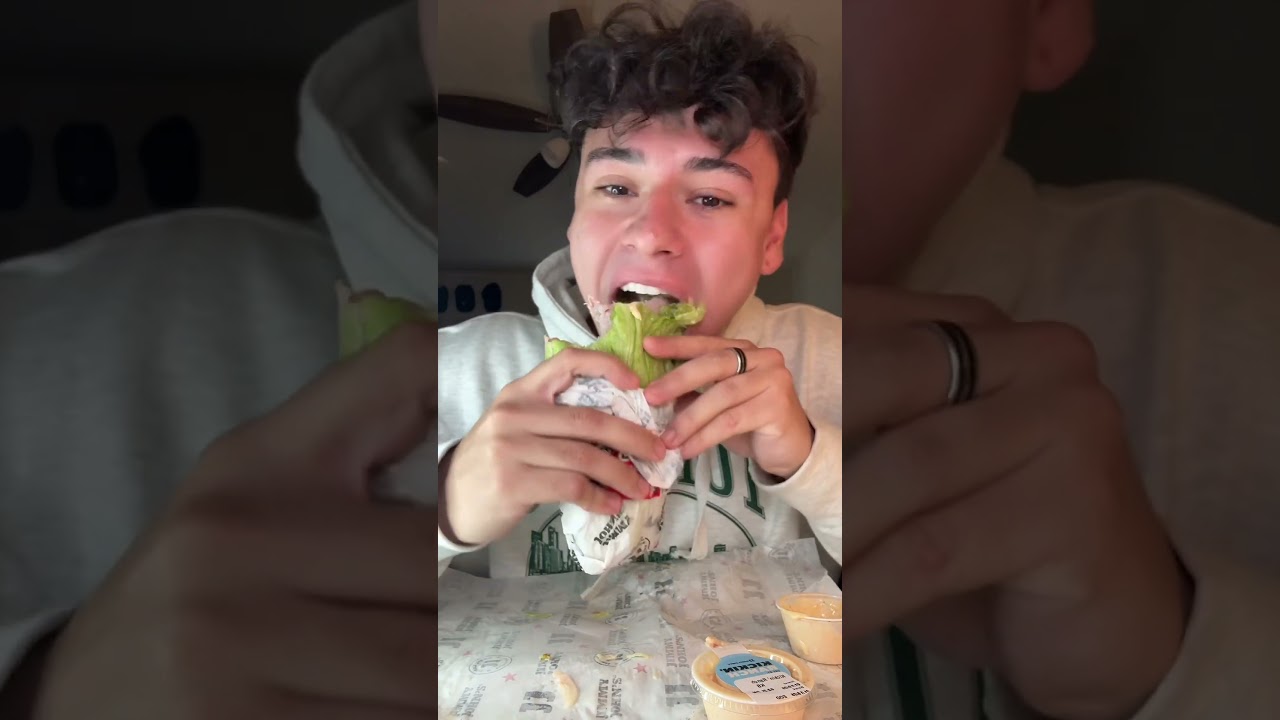 Jimmy John&rsquo;s Unwich Mukbang #jimmyjohns #jimmyjohnsunwich #unwich #kickinranch #kickranchchips