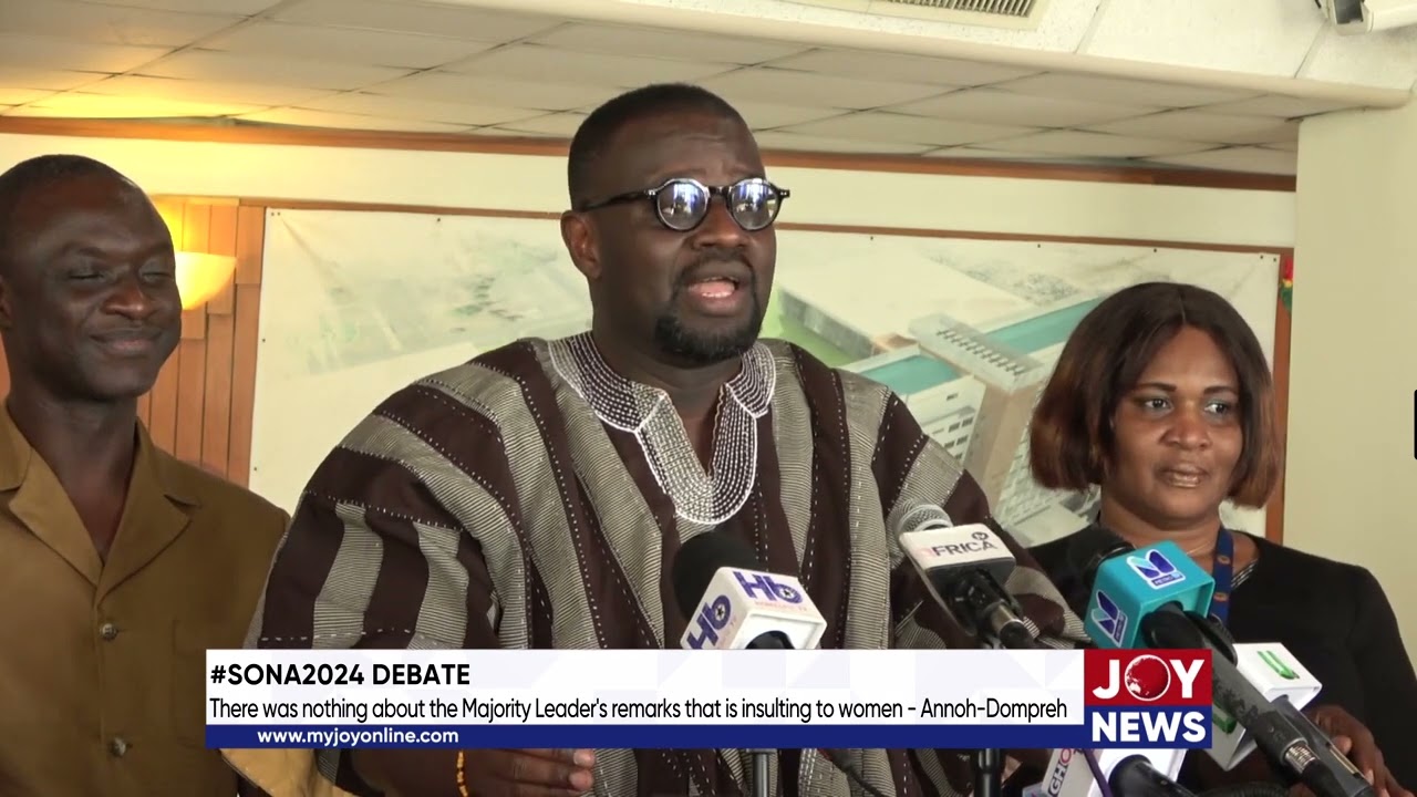 There was nothing about the Majority Leader's remarks that is insulting to women - Annoh-Dompreh