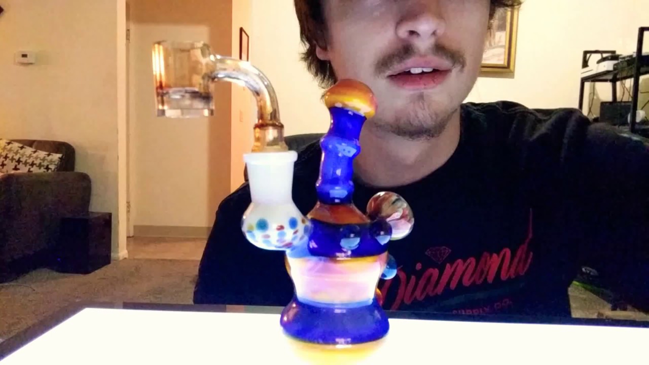 SHATTER DAB OUT OF DIRTY B. GLASS RIG