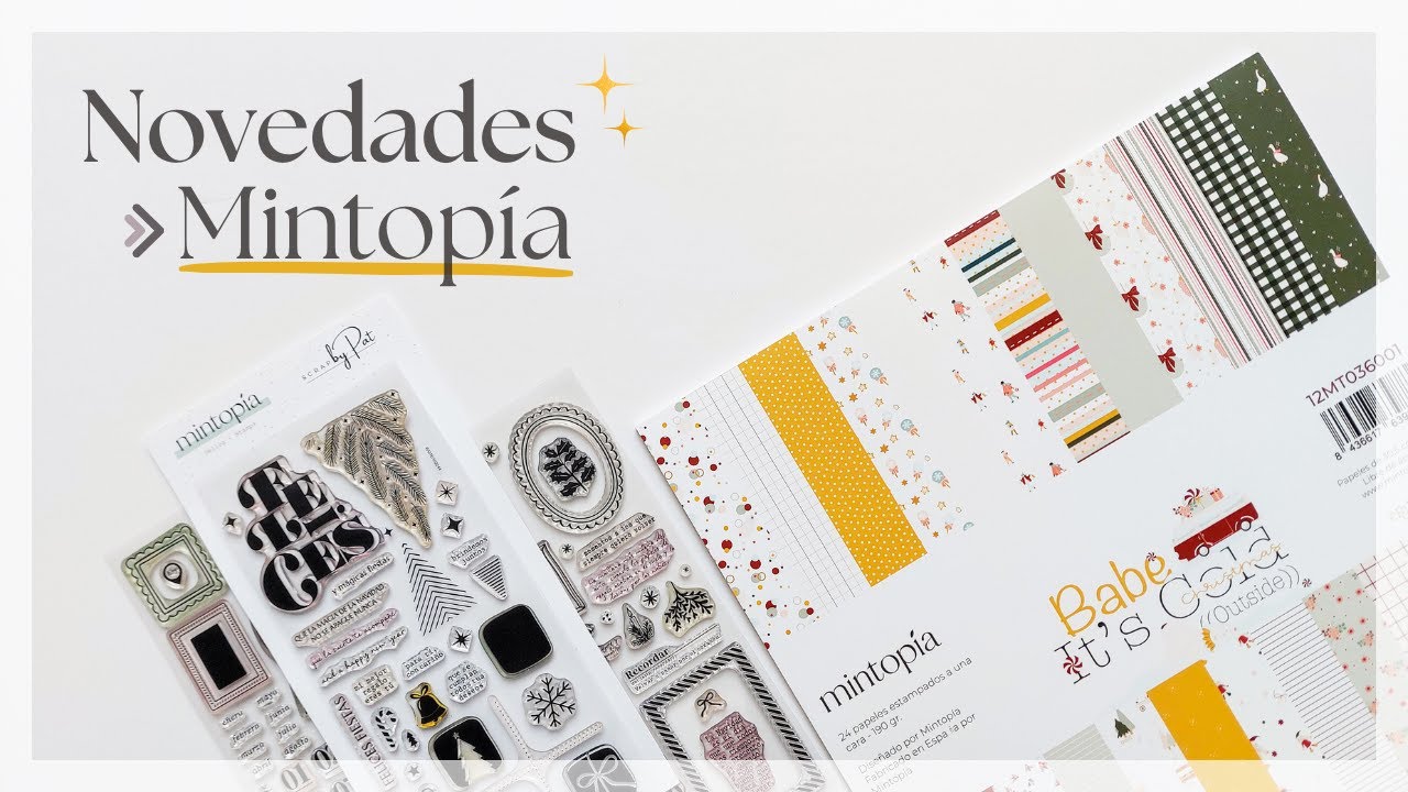 ❄️ Unboxing BABE IT'S COLD + MIS NUEVOS SELLITOS | Colecci&oacute;n de Navidad de Mintopia | SCRAPBOOKING