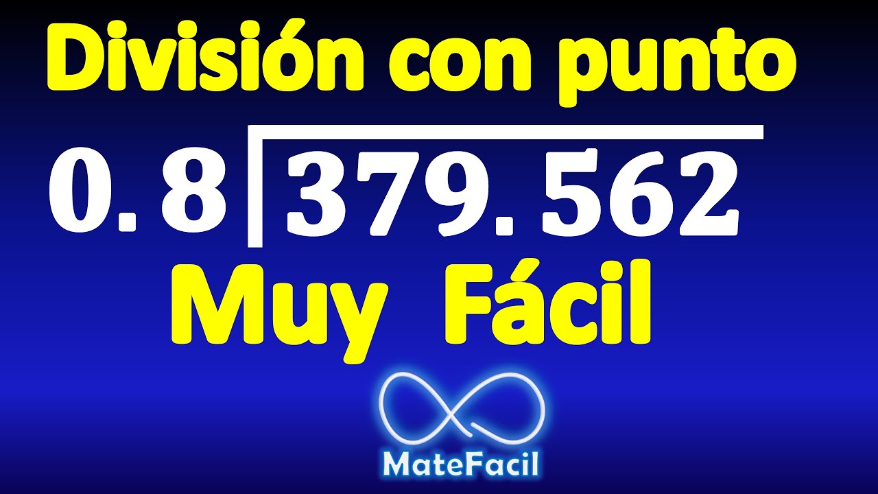 12. Cómo dividir con punto decimal, y comprobación. EJERCICIO RESUELTO