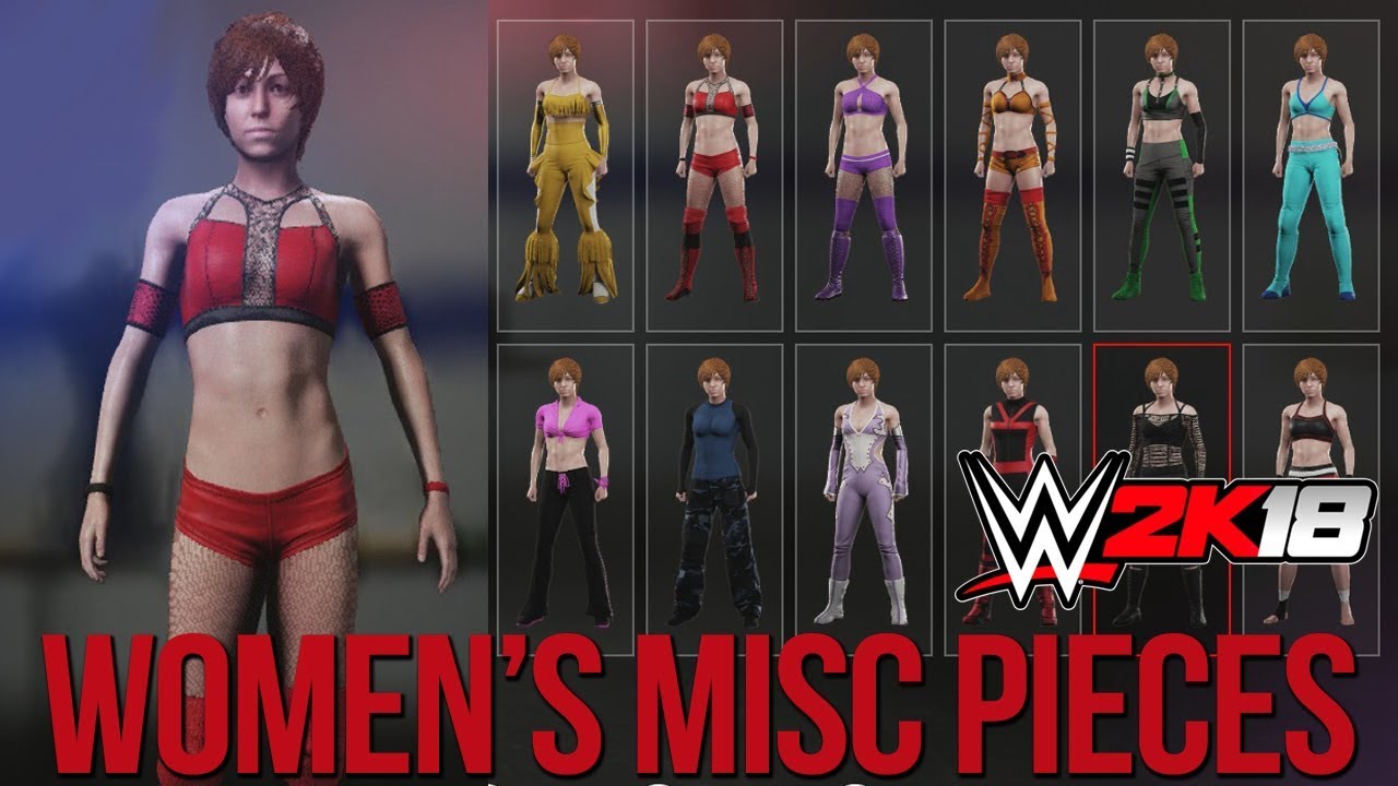 WWE 2K18 Women's Creation Suite: Makeup, Nails & Templates