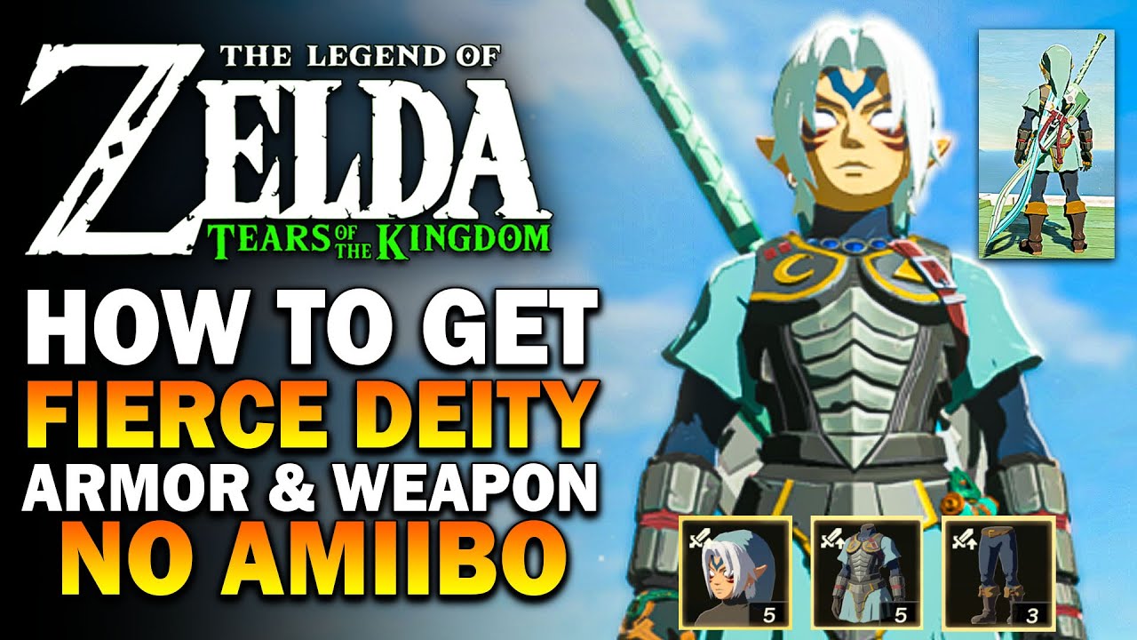 Как получить доспехи и меч свирепого божества без AMIIBO! Zelda Tears Of The Kingdom — доспехи TOTK
