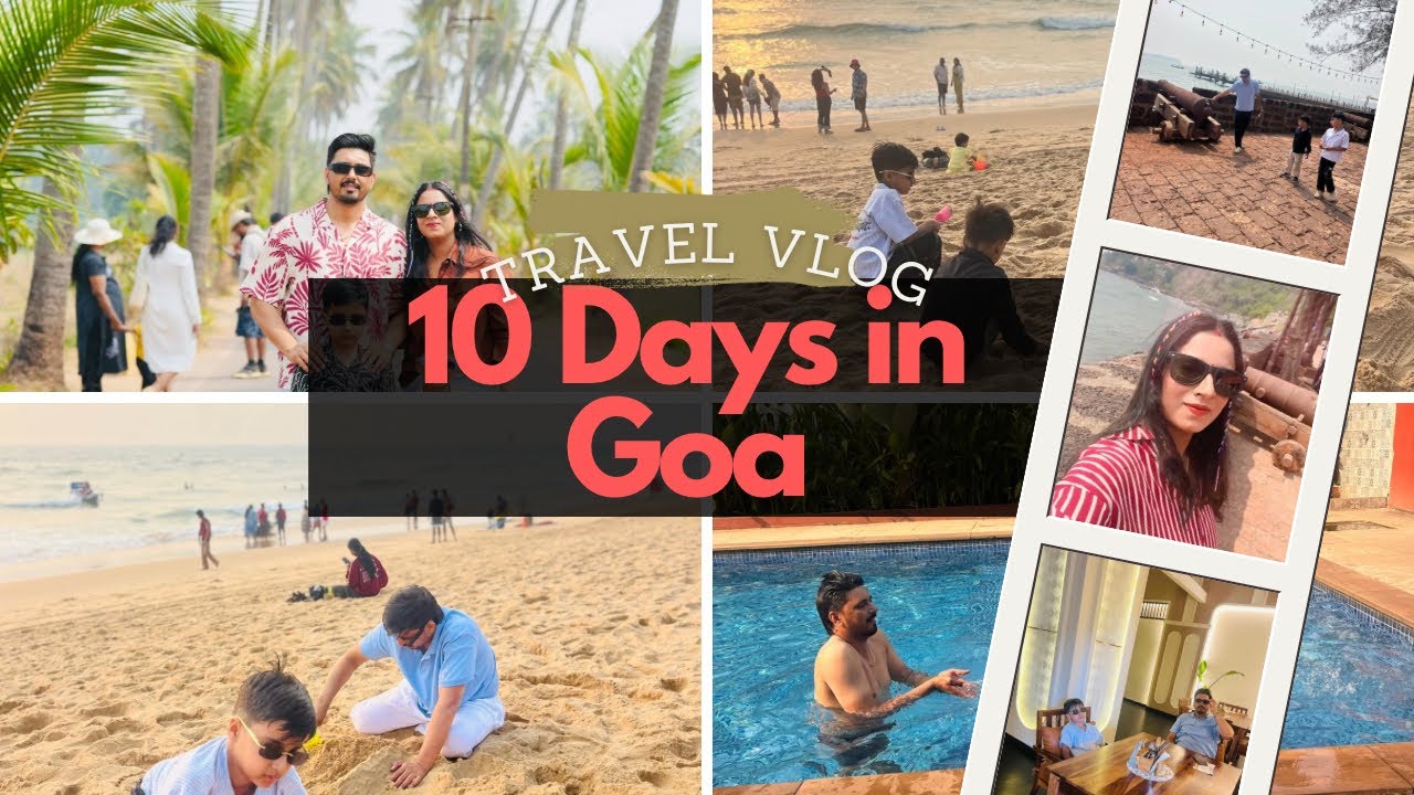 Goa vlog series I #goa #candolimbeachgoa #bagabeach #goavlog 