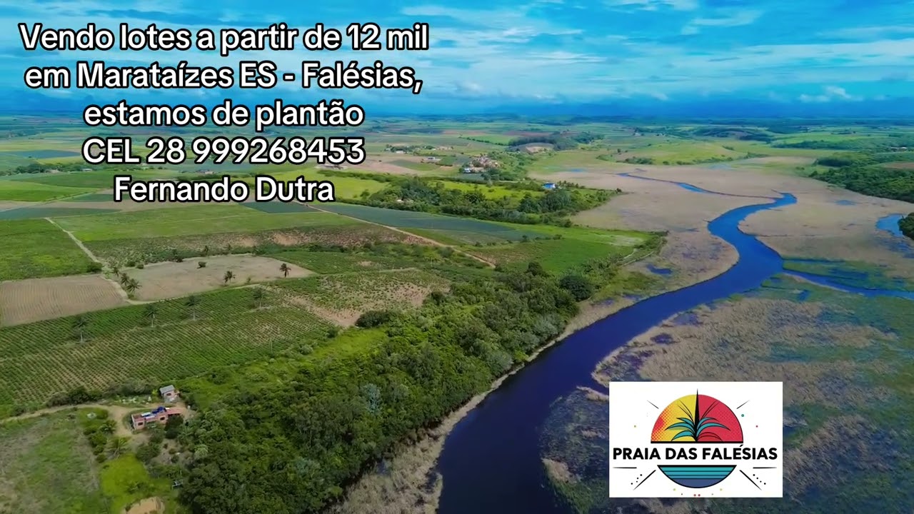 Vendo lotes a partir de 12 mil em Marataízes ES - Falésias CEL 28 999268453 Fernando Dutra #lotes 