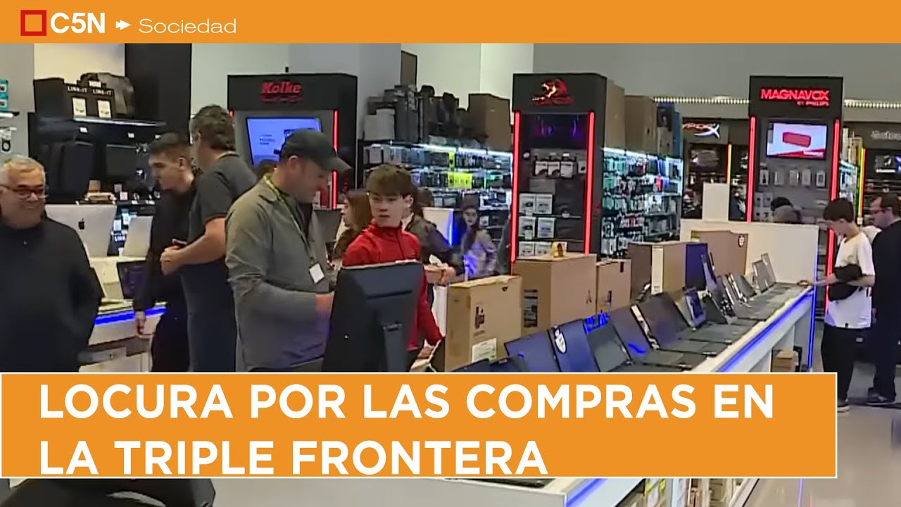 LOCURA por las COMPRAS en la TRIPLE FRONTERA: los PRECIOS de la ELECTRÓNICA en CIUDAD DEL ESTE