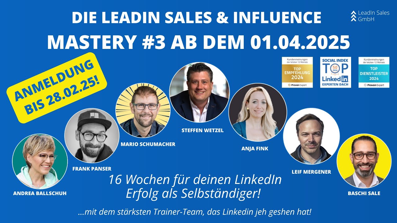 LeadIn Sales and Influence Mastery #3   Angebotspräsentation   Langversion   16 February 2025