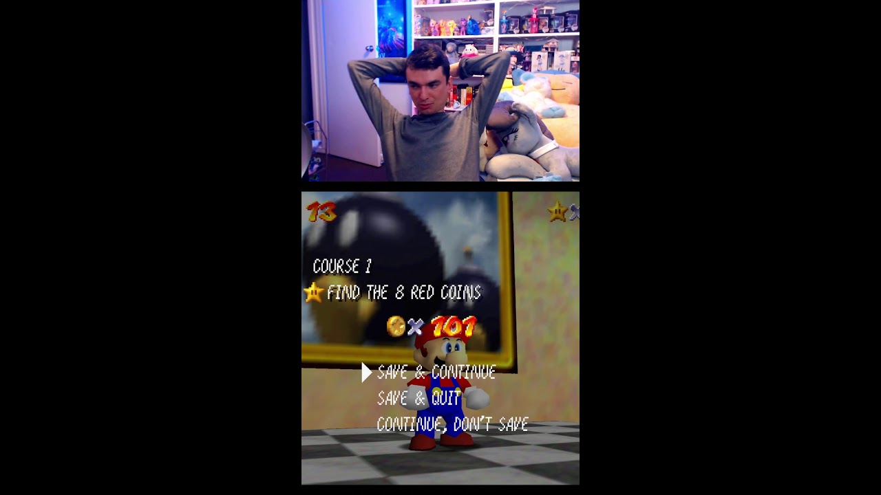 LIVE 🔴 Super Mario 64 RetroAchievement Run (Vertical)